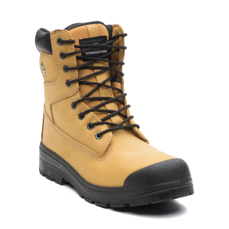 Men's work & safety boots with a reinforced heel counter for stabilityZone 2.0  8" steel toe leather work boots 8208