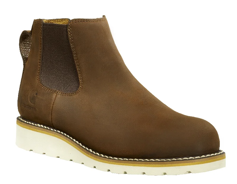 Men's slip - resistant work & safety boots for oily surfacesMen's Pull-On Chelsea Wedge