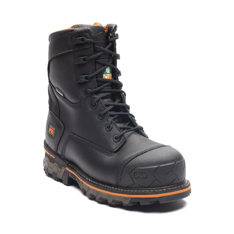 Men's water - repellent leather work & safety boots for outdoor workBoondock Men's 8" composite toe leather work boots 89645