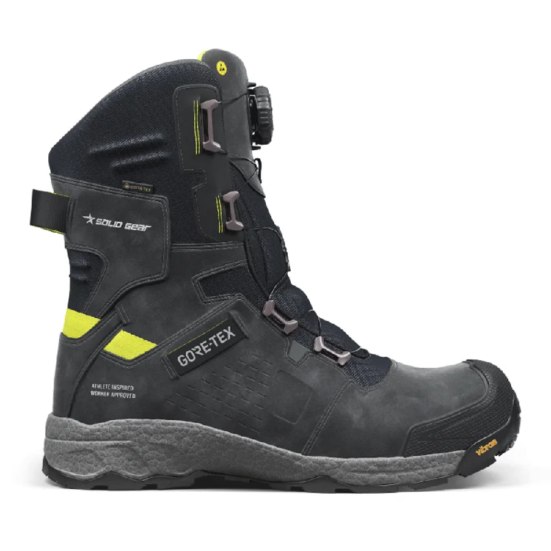 Men's waterproof steel - toe work & safety boots for wet environmentsSolid Gear SG80015 Vapor 3 GTX High Gore-Tex Winter Safety BOA Boot