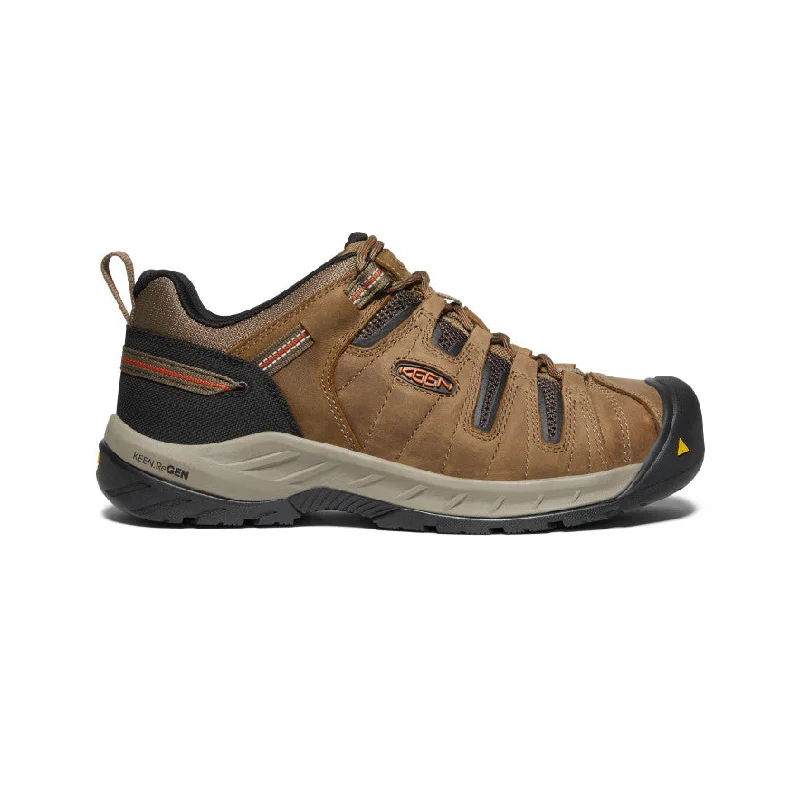 Men's puncture - resistant work & safety boots with Kevlar soleMen's Flint II (Steel Toe)  |  Shitake/Rust