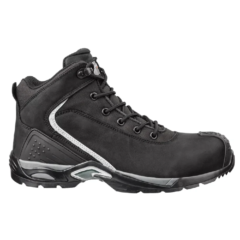 Men's work & safety boots with a reinforced heel counter for stabilityAlbatros Runner XTS MID S3 HRO SRC Safety Work Boot