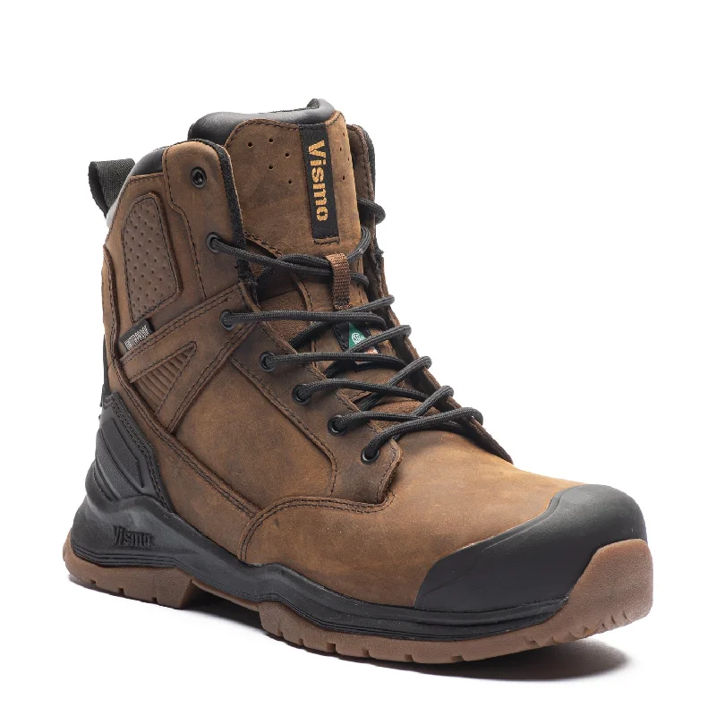 Men's work & safety boots with a high - traction lug pattern for uneven groundM51 Men's 6" Aluminum Toe Work Boots