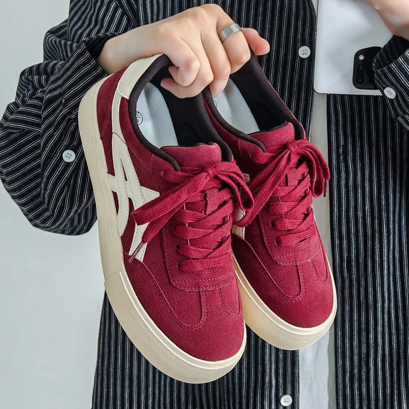 Men's canvas shoes with a wide - width option for those with broader feet Men's canvas shoes with a contrast - colored laces for a pop of colorMen Fashion Canvas Breathable Flat Casual Skate Shoes Men's canvas shoes with a wide - width option for those with broader feet Men's canvas shoes with a contrast - colored laces for a pop of colorMen Fashion Canvas Breathable Flat Casual Skate Shoes