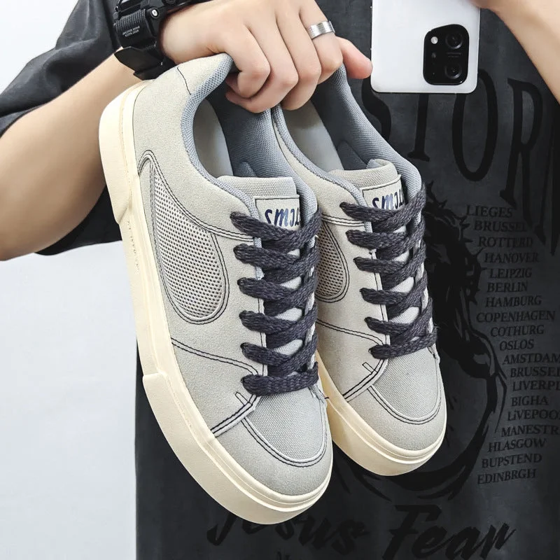 Men's canvas shoes with a heel counter for added stability Men's canvas shoes with a glow - in - the - dark element for a fun featureMen Fashion Casual Breathable Skate Sneakers Men's canvas shoes with a heel counter for added stability Men's canvas shoes with a glow - in - the - dark element for a fun featureMen Fashion Casual Breathable Skate Sneakers