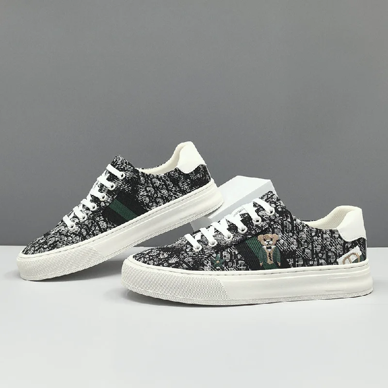 Men's low - top canvas shoes for a sleek and casual look Men's canvas shoes with a lace - up closure for a secure fitMen Fashion Denim Canvas Flat Casual Shoes Men's low - top canvas shoes for a sleek and casual look Men's canvas shoes with a lace - up closure for a secure fitMen Fashion Denim Canvas Flat Casual Shoes