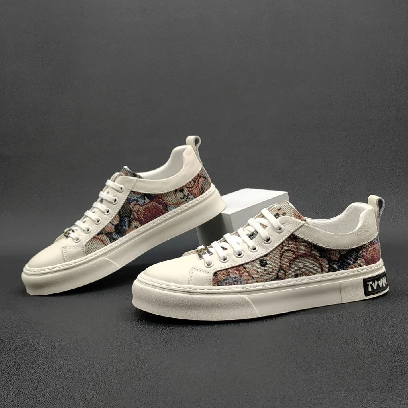 Men's navy blue canvas shoes suitable for formal occasions Men's canvas shoes with a shock - absorbing midsole for walking comfortMen Fashion Patchwork Stylish Soft Casual Sneakers Men's navy blue canvas shoes suitable for formal occasions Men's canvas shoes with a shock - absorbing midsole for walking comfortMen Fashion Patchwork Stylish Soft Casual Sneakers