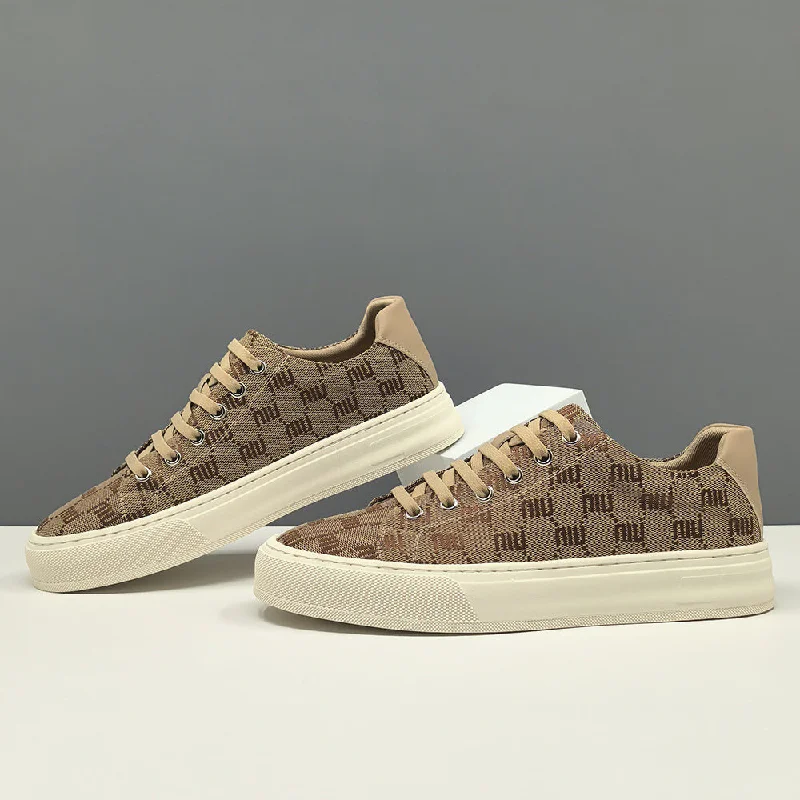 Men's canvas shoes with a perforated design for better ventilation Men's canvas shoes with a zip - up side for easy accessMen Fashion Casual Flat Breathable Canvas Shoes Men's canvas shoes with a perforated design for better ventilation Men's canvas shoes with a zip - up side for easy accessMen Fashion Casual Flat Breathable Canvas Shoes