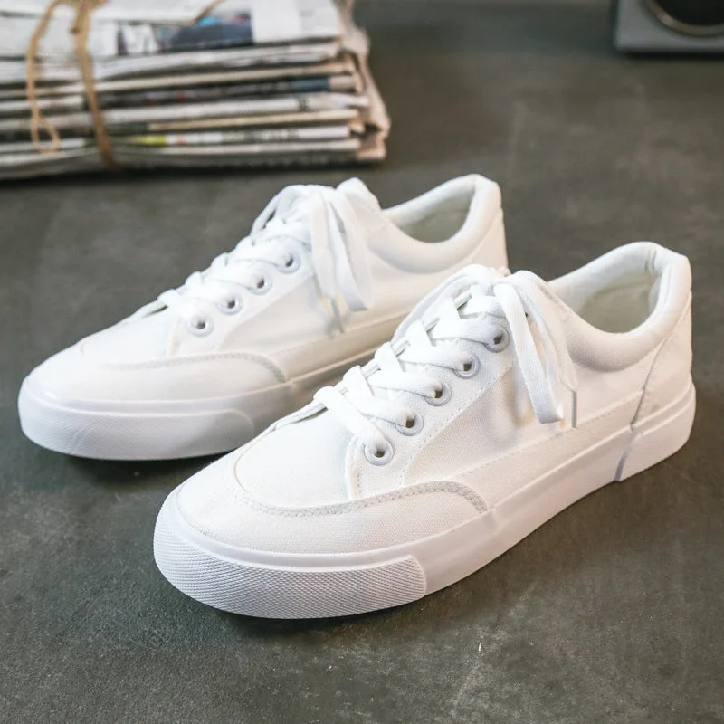 Men's canvas shoes with a neon - colored accent for a trendy touch Men's canvas shoes with a floral - printed canvas for a unique styleMen Minimalism Pure Flat Casual Canvas Shoes Men's canvas shoes with a neon - colored accent for a trendy touch Men's canvas shoes with a floral - printed canvas for a unique styleMen Minimalism Pure Flat Casual Canvas Shoes