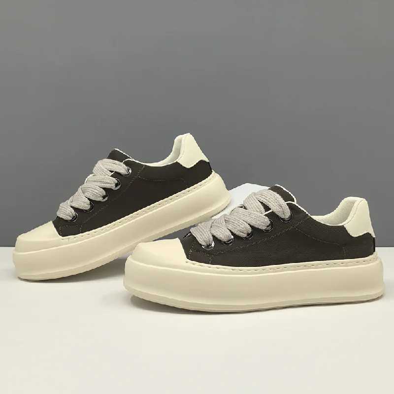 Men's canvas shoes with a lightweight construction for all - day wear Men's canvas shoes with a neon - colored accent for a trendy touchMen Fashion Casual Flat Plain Canvas Shoes Men's canvas shoes with a lightweight construction for all - day wear Men's canvas shoes with a neon - colored accent for a trendy touchMen Fashion Casual Flat Plain Canvas Shoes