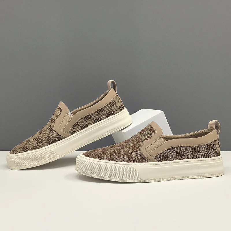 Men's canvas shoes with a shiny canvas finish for a more eye - catching appearance Men's canvas shoes with a lace - up system that allows for adjustable tightnessMen Fashion Breathable Canvas Flat Casual Shoes Men's canvas shoes with a shiny canvas finish for a more eye - catching appearance Men's canvas shoes with a lace - up system that allows for adjustable tightnessMen Fashion Breathable Canvas Flat Casual Shoes
