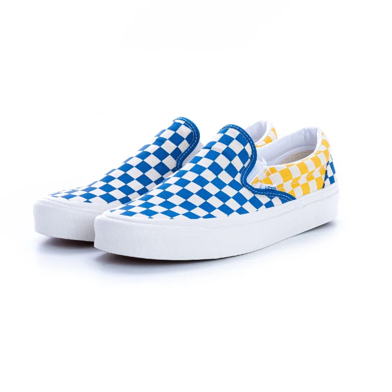 blue/yellow/og checker