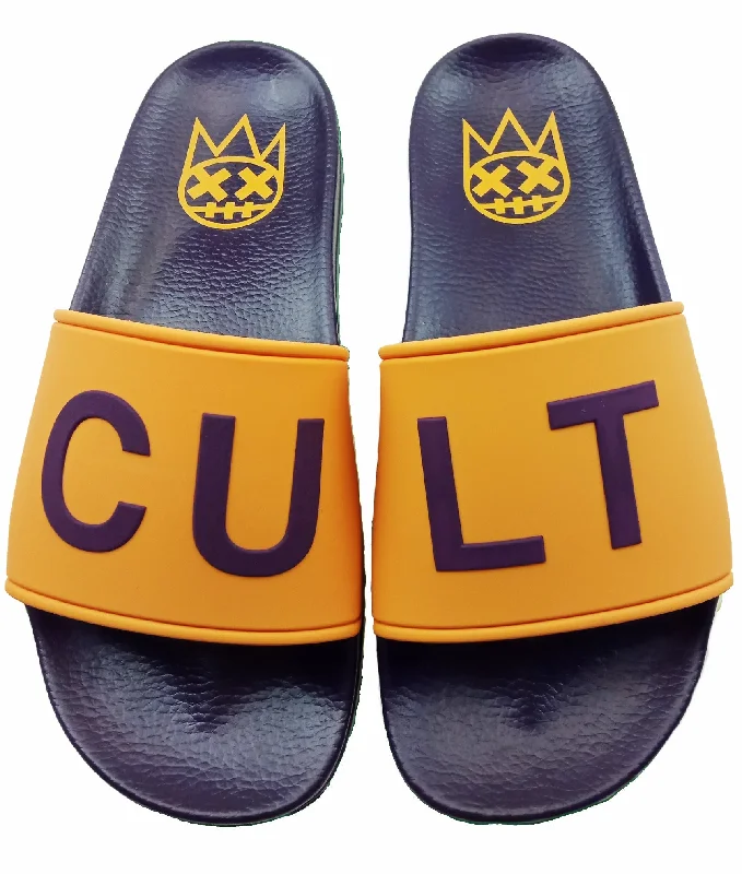 Men's slippers with a padded collar for comfort CULT SLIDE IN ACAI