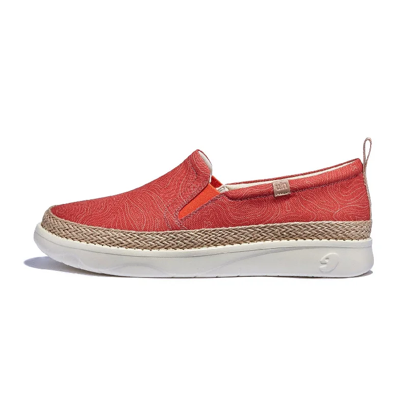 Men's classic white canvas shoes for everyday wear Burnt Ochre Tarragona I Men