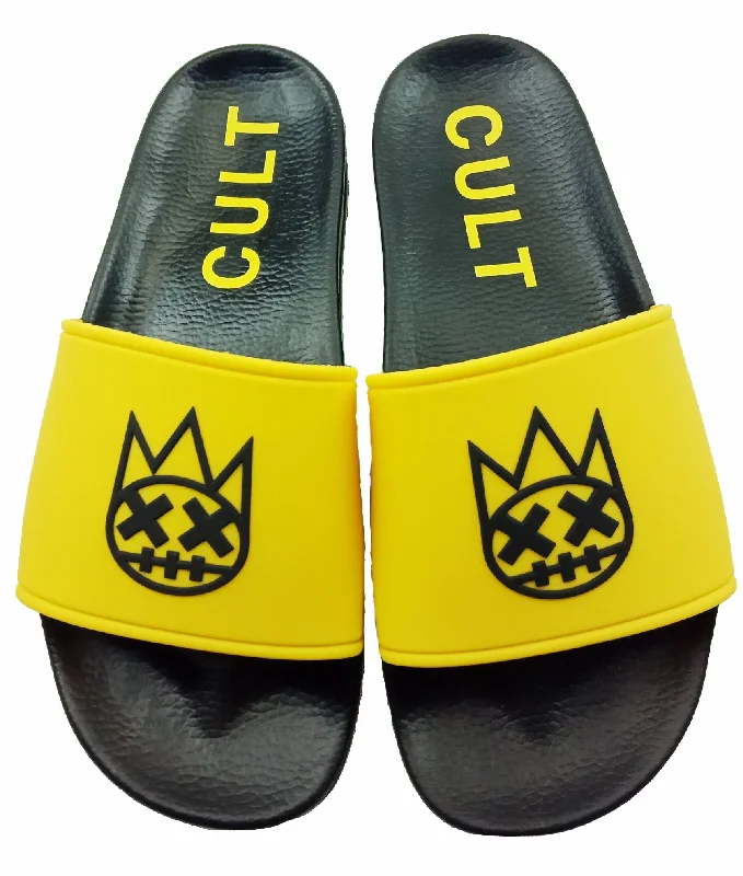Men's slippers with a memory foam insole CULT SLIDE IN BLACK