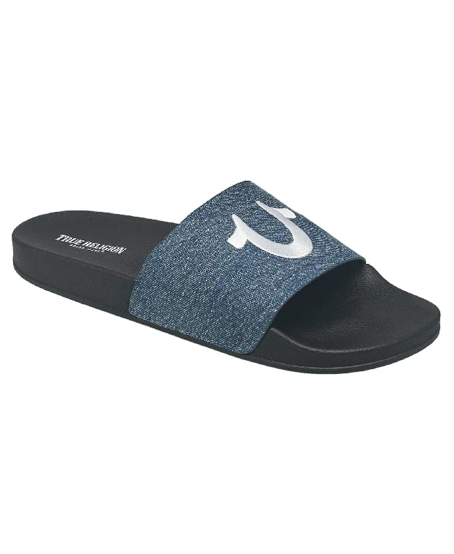 Men's slippers with a memory foam insole True Religion Men's Asap Slides