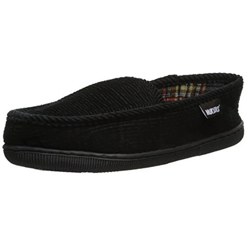 Men's plush slippers with a faux fur lining Mens Corduroy Flannel Lined Moccasin Slippers Men's plush slippers with a faux fur lining Mens Corduroy Flannel Lined Moccasin Slippers