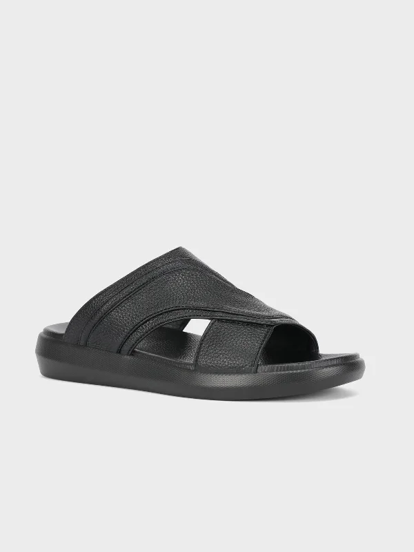 Men's slippers with a memory foam insole Mens "TIMON" Casual Open Toe Slippers