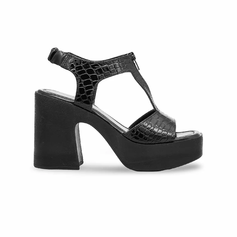 Men's leather sandals with an adjustable strap Men's leather sandals with an adjustable strap Black Formal Sandal PU0410