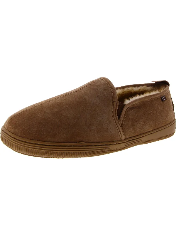 Men's slippers with a memory foam insole Romeo Mens Suede Fleece Lined Moccasin Slippers Men's slippers with a memory foam insole Romeo Mens Suede Fleece Lined Moccasin Slippers