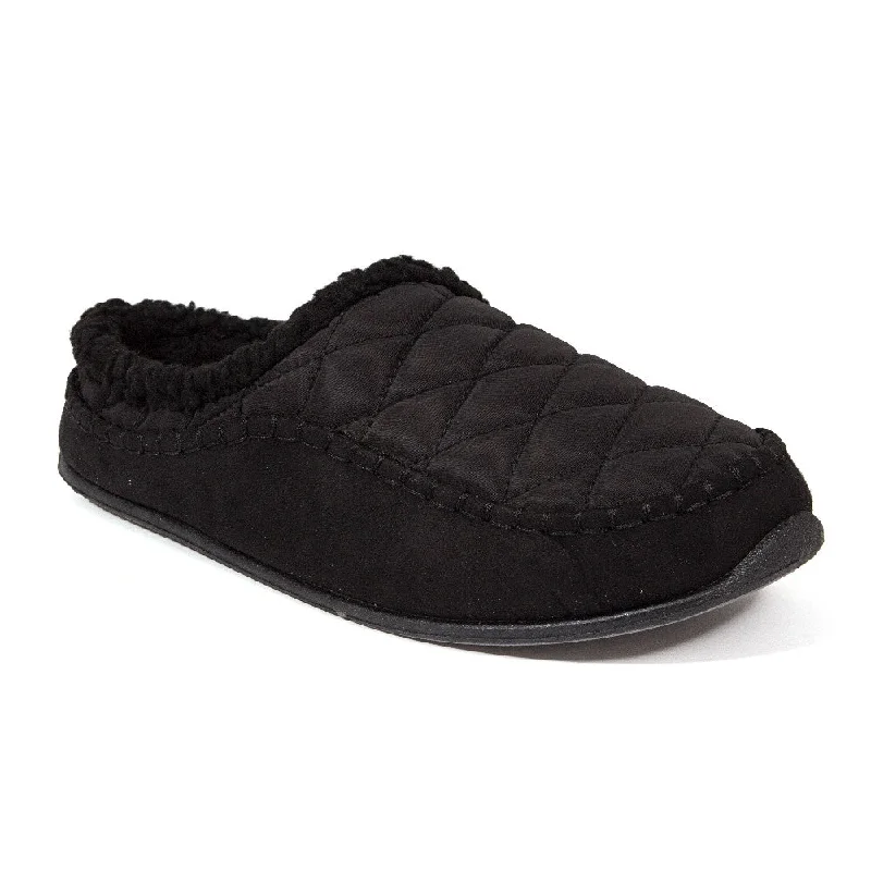 Men's slippers with a soft, flexible sole Alma Unisex Slipper in Black