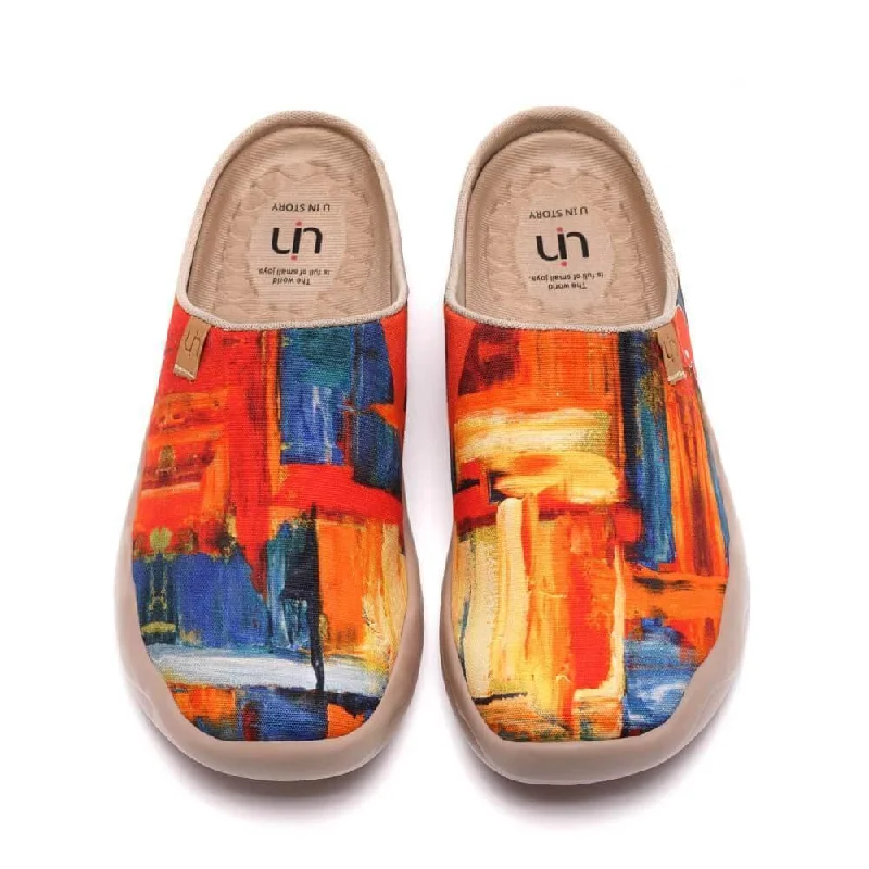 Men's canvas shoes in khaki color for a versatile look Color Zone Slipper Men