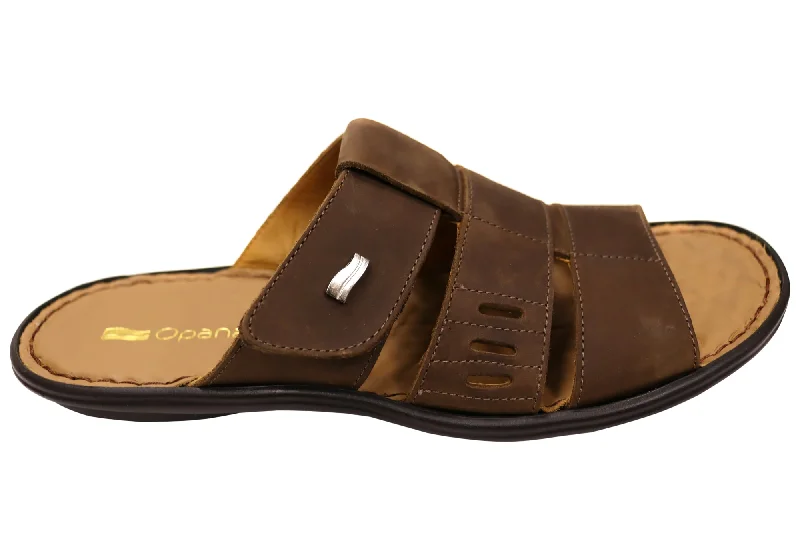 Men's sandals with a rubber sole for traction Men's sandals with a rubber sole for traction Opananken Andrew Mens Comfortable Brazilian Leather Slide Sandals Men's sandals with a rubber sole for traction Men's sandals with a rubber sole for traction Opananken Andrew Mens Comfortable Brazilian Leather Slide Sandals