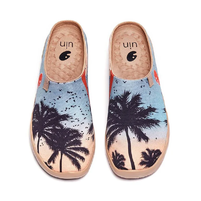 Men's canvas shoes in khaki color for a versatile look Sunset Coconut Slipper