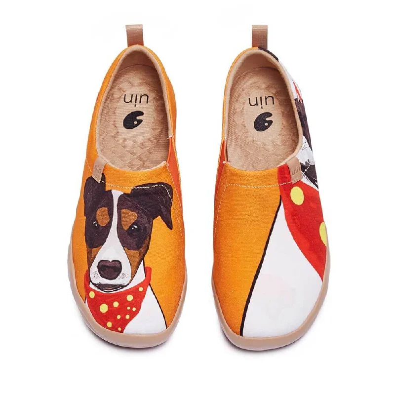 Men's canvas shoes with a perforated design for better ventilation Jack Russell Terrier Men Men's canvas shoes with a perforated design for better ventilation Jack Russell Terrier Men