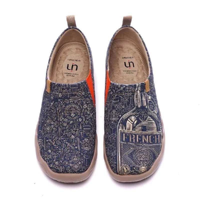Men's low - top canvas shoes for a sleek and casual look Wine Not?