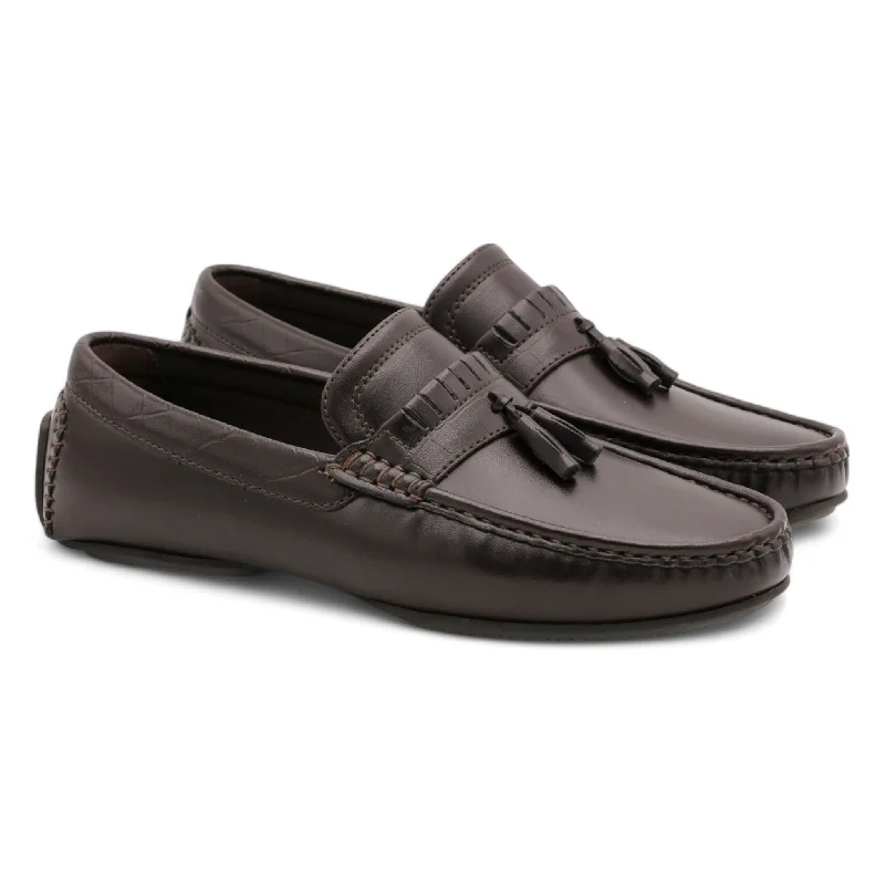 Leather men's slippers with a mule style Dl054 men shoes