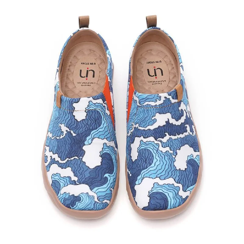 Men's canvas shoes with a removable insole for easy cleaning Wave