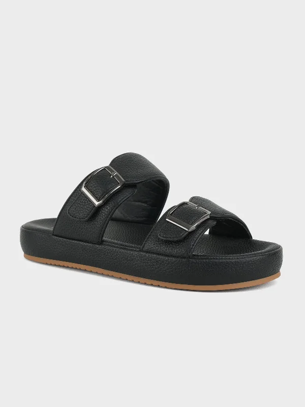 Men's slippers with a removable insole for cleaning Men "KALEX" Casual Buckle Slippers Men's slippers with a removable insole for cleaning Men "KALEX" Casual Buckle Slippers
