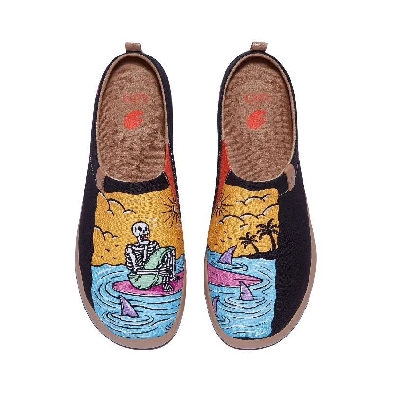 Men's navy blue canvas shoes suitable for formal occasions SOS Toledo I Men