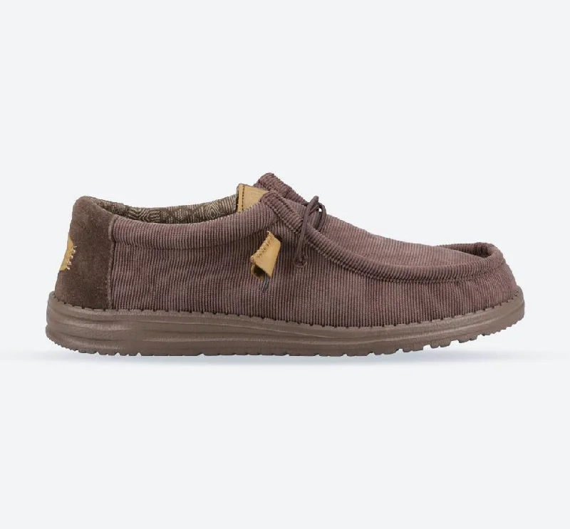Men's canvas shoes with a wide - width option for those with broader feet Men's Heydude 40163 Wally Corduroy Classic Slip On Shoes Men's canvas shoes with a wide - width option for those with broader feet Men's Heydude 40163 Wally Corduroy Classic Slip On Shoes