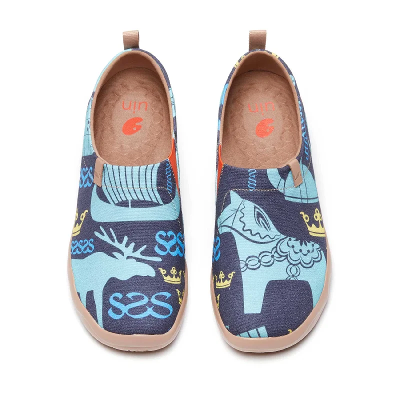 Men's canvas shoes with a multi - colored pattern for a trendy appearance Darla Trojan Toledo I Men Men's canvas shoes with a multi - colored pattern for a trendy appearance Darla Trojan Toledo I Men