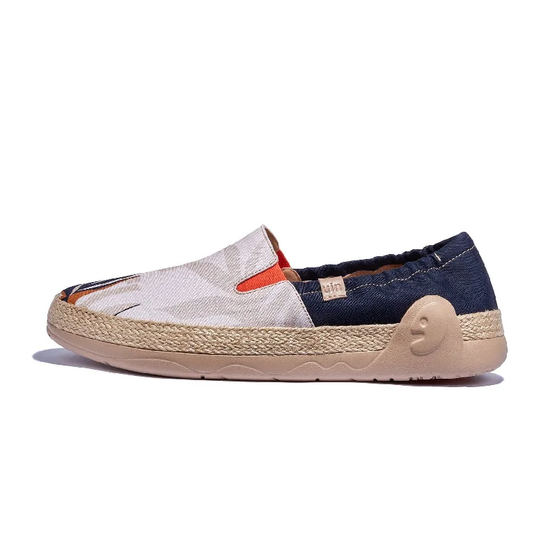Men's canvas shoes with a water - resistant coating for outdoor use Branches and Leaves Marbella VI Men Men's canvas shoes with a water - resistant coating for outdoor use Branches and Leaves Marbella VI Men