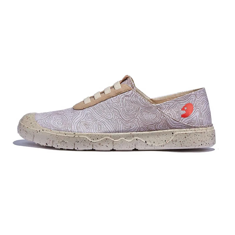 Men's canvas shoes with a heel counter for added stability Khaki Brown Cadiz VII Men Men's canvas shoes with a heel counter for added stability Khaki Brown Cadiz VII Men