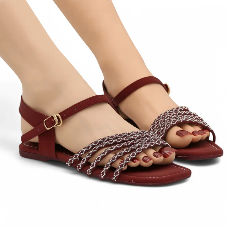Men's slippers with a wool blend upper for warmth M0589 flat sandal