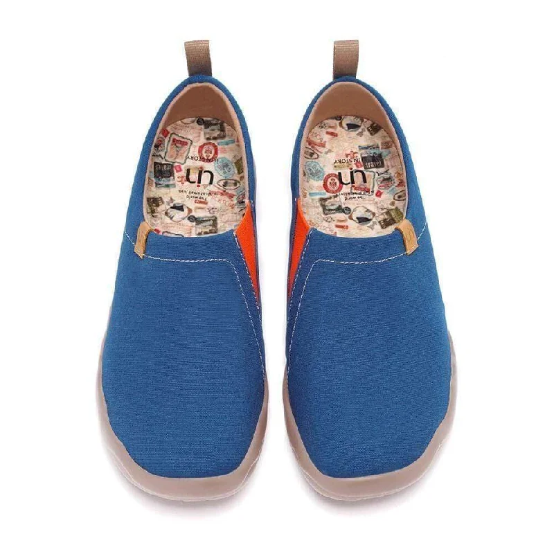 Men's canvas shoes with a heel counter for added stability Toledo Dark Blue