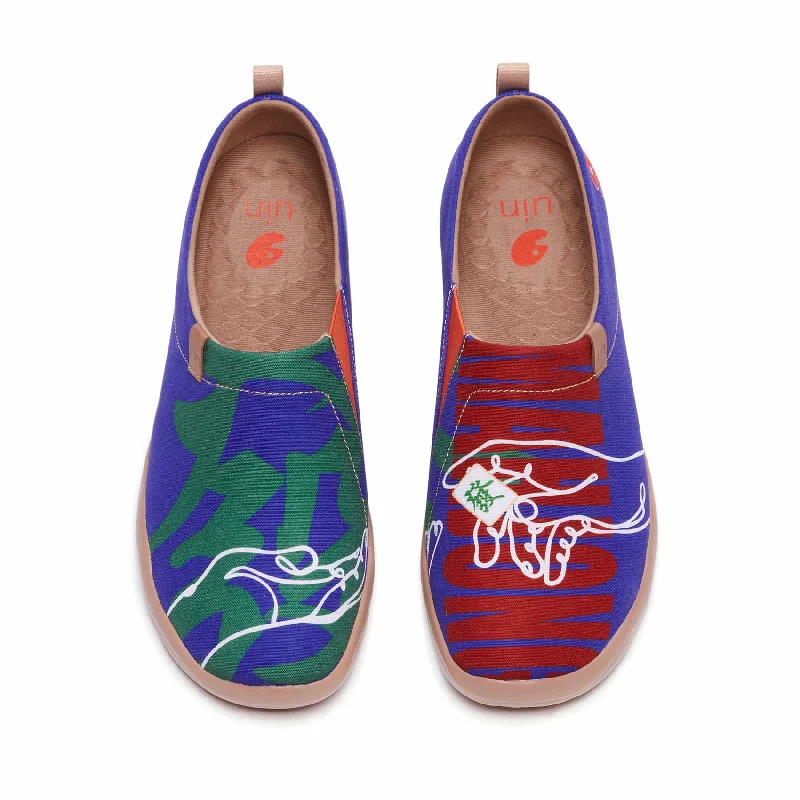 Men's canvas shoes with a multi - colored pattern for a trendy appearance Mahjong Toledo I Men Men's canvas shoes with a multi - colored pattern for a trendy appearance Mahjong Toledo I Men