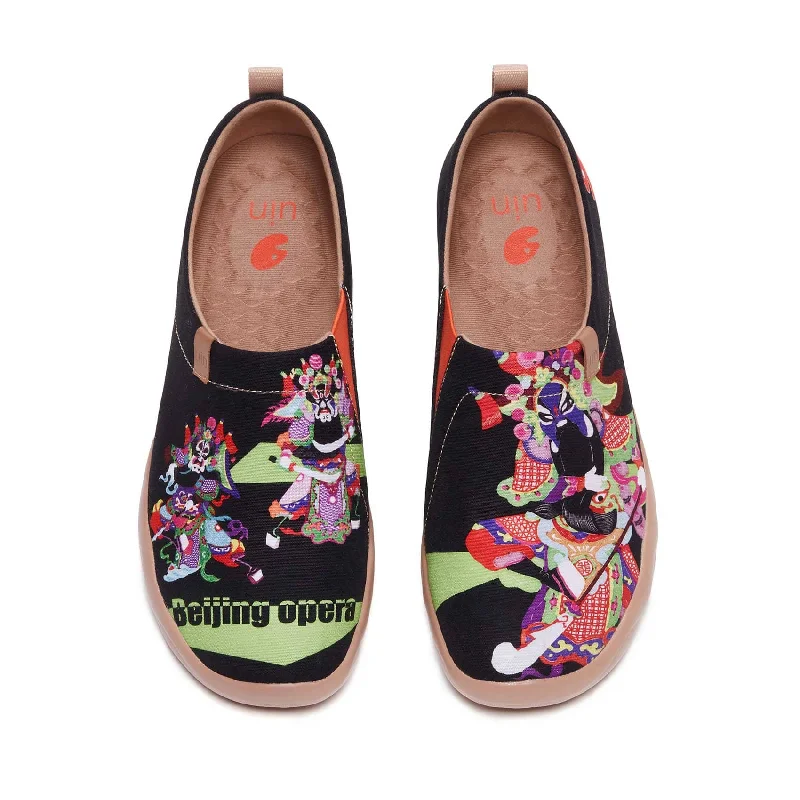 Men's low - top canvas shoes for a sleek and casual look Beijing Opera Toledo I Men