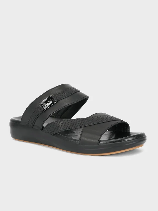 Men's slippers with a non - slip outsole for safety Mens "DMITRI" Casual Comfy Slippers