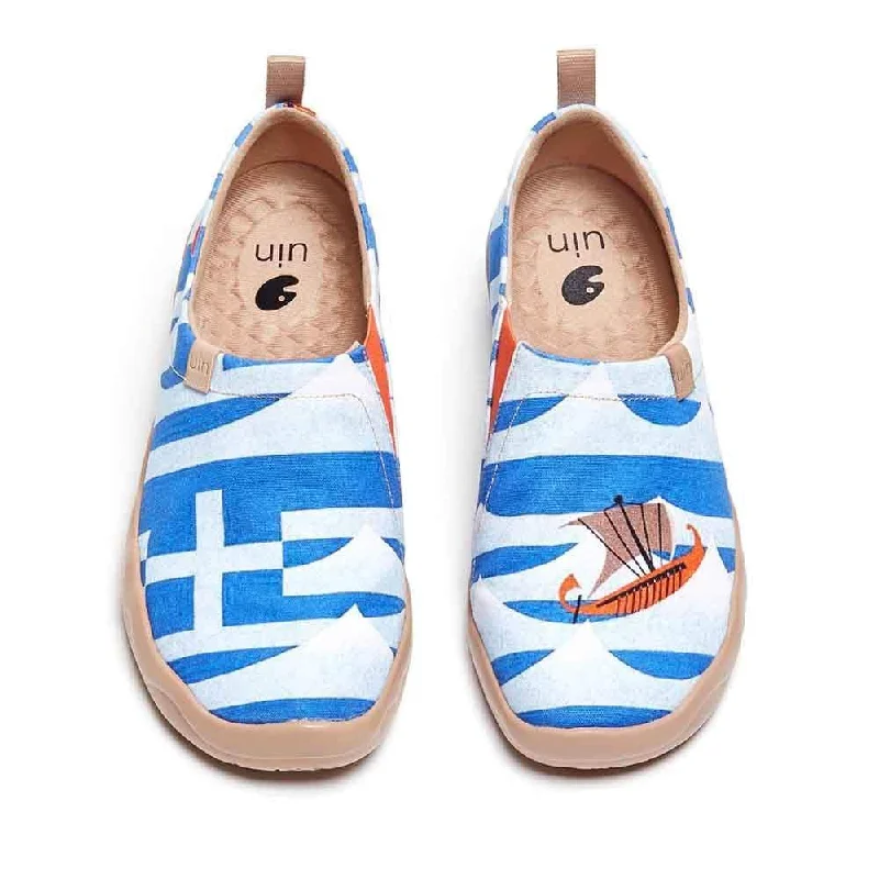 Men's canvas shoes with a heel counter for added stability Set Sail