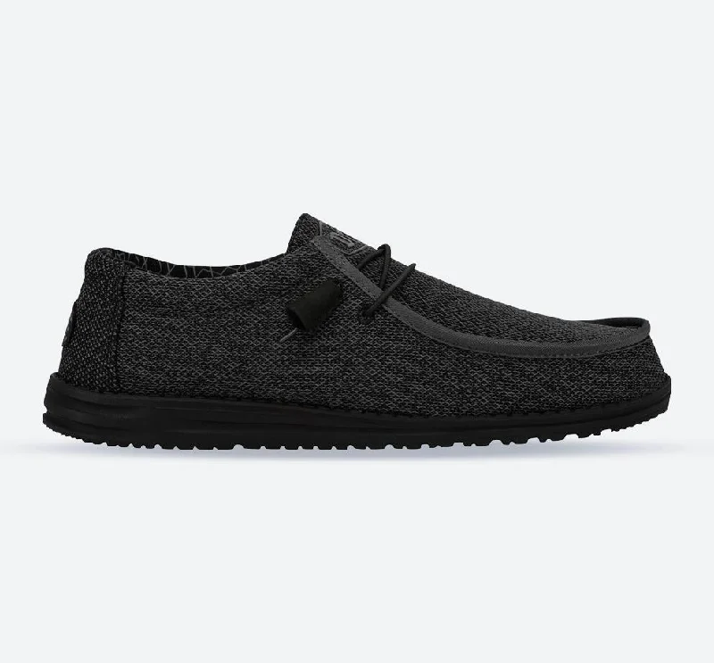Men's canvas shoes with a shiny canvas finish for a more eye - catching appearance Men's Heydude 40019 Wally Sox Micro Classic Slip On Shoes Men's canvas shoes with a shiny canvas finish for a more eye - catching appearance Men's Heydude 40019 Wally Sox Micro Classic Slip On Shoes