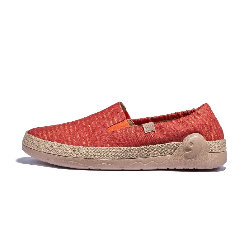 Men's classic white canvas shoes for everyday wear Burnt Ochre Marbella VI Men