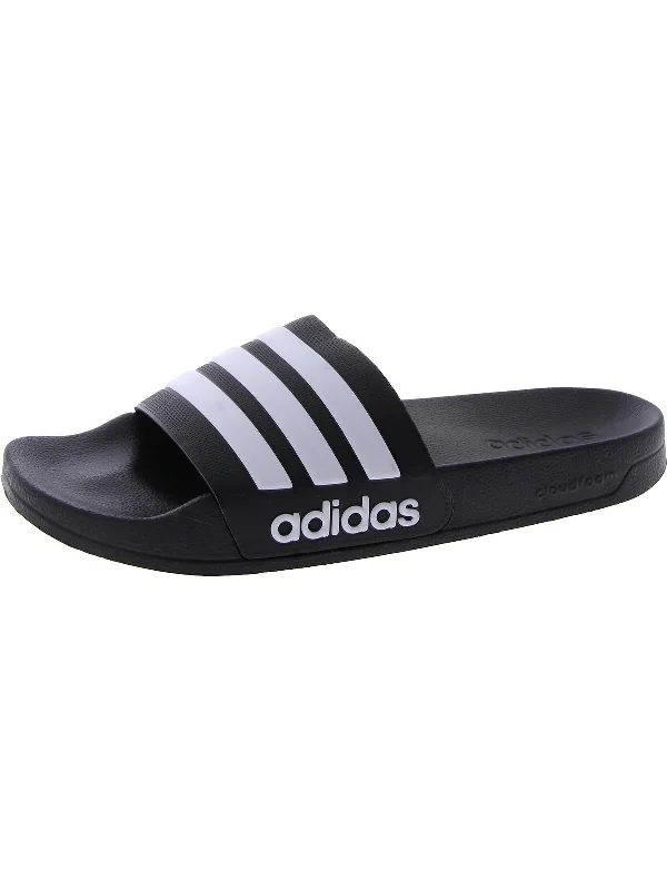 Men's sandals with a cushioned footbedAdilette Mens Signature Rubber Slide Sandals