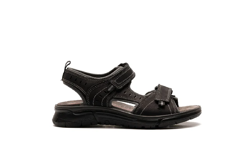 Men's leather sandals with an adjustable strapANDREA