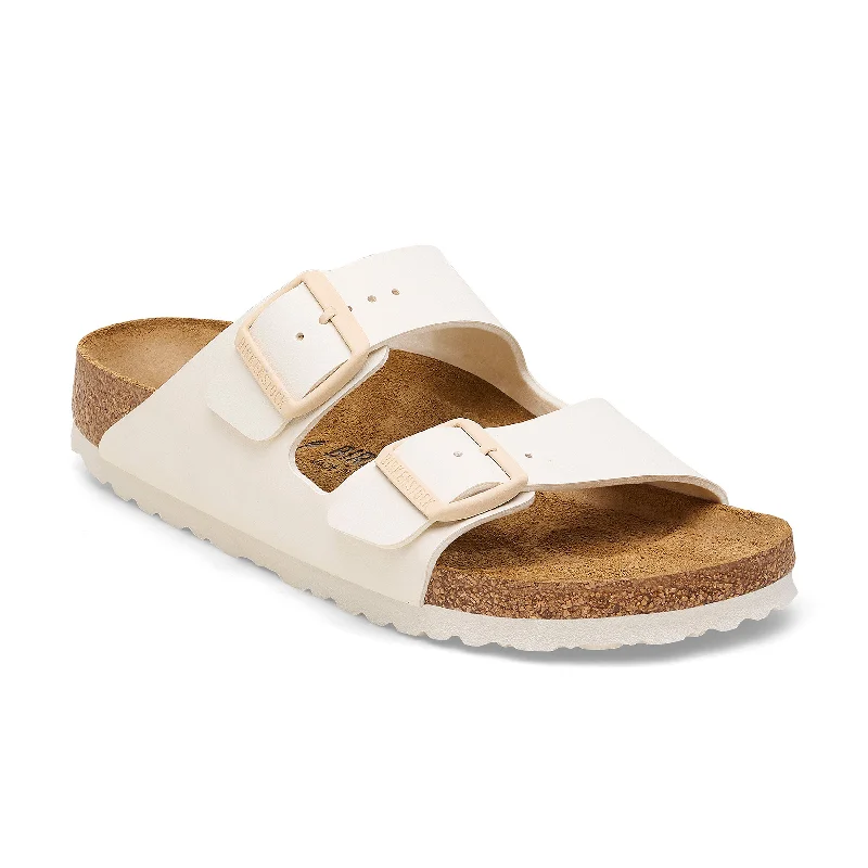 Men's sandals with a durable outer soleArizona Eggshell Birko-Flor