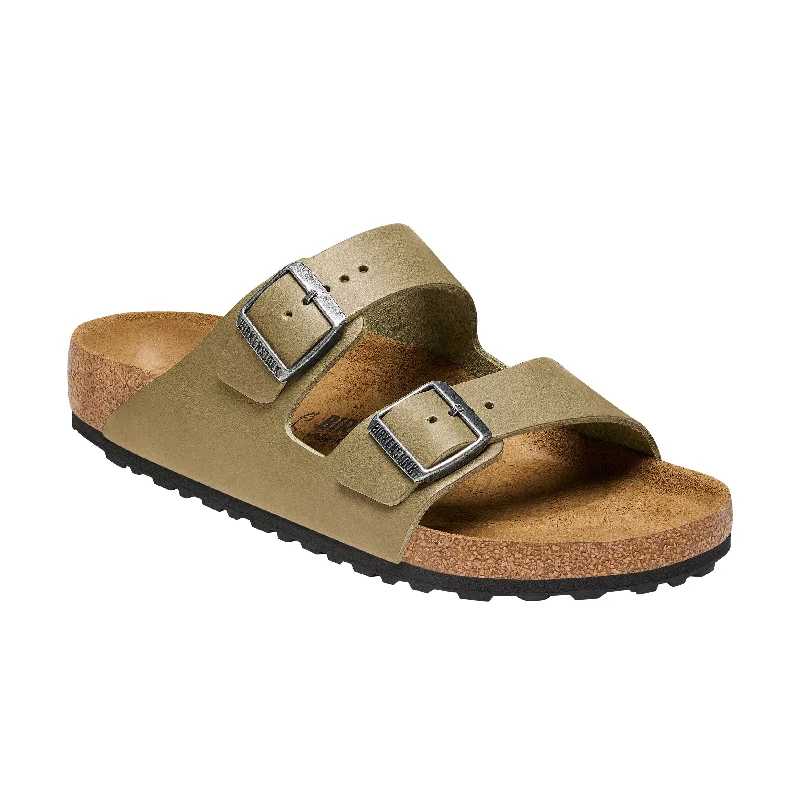 Men's sandals with a leather lining for comfortArizona Faded Khaki Smooth Leather